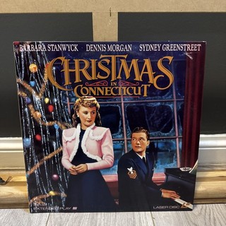 Christmas in Connecticut Laserdisc Rare videodisc BK