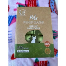 Pet poop bags w/ dispenser