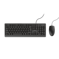 Trust Primo Tastatur & Maus Set, Kabelgebunden, Deutsches Qwertz-Layout, FlüSsig