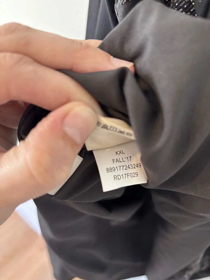 RACHEL Rachel Roy Black Sparkle Sheath Dress Mesh Sleeve Fully Lined XXL - Image 4 of 4