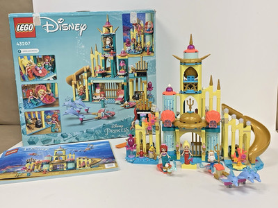 LEGO Disney Princess Ariels Underwater Palace Set 43207 **Missing 1 Piece**