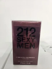 212 SEXY MEN BY CAROLINA HERRERA EDT SPRAY 1.7 OZ PIN HOLES ON BOX SEE PICTUR