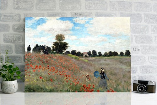 Monet Wild Poppies Canvas Wall Art Picture Print - Picture 2 of 7