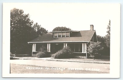 Postcard RPPC Harrison Co Cottage WVR State 4-H Camp Weston c1958 West Virginia