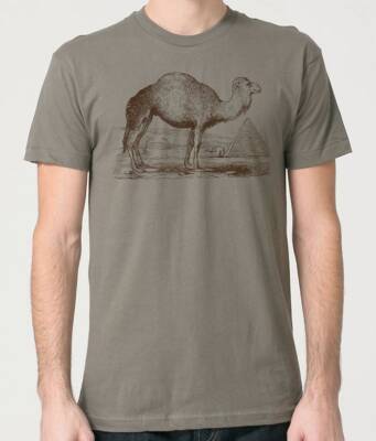Husband CAMEL Mens Tshirt Fathers Day Dad Gift Graphic Tee Casual T-Shirt