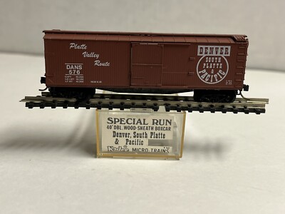 MICRO TRAINS 1976 DENVER AREA N SCALERS DANS 40' WOOD REEFER NSC 76-03 SPECIAL