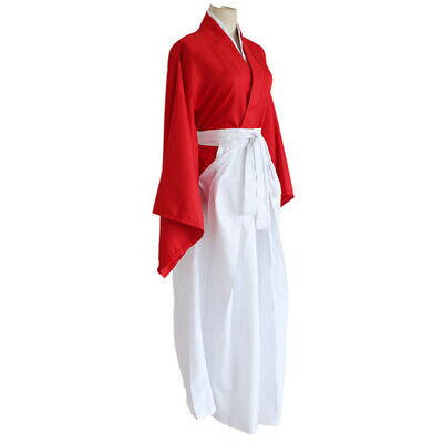 Anime Rurouni Himura Kenshin Cosplay Costume Set Kimono Kendogi