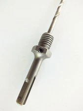 Core Bit Adapter 5/8"-11" Threaded Male to SDS Plus Shank for Hammer Drills