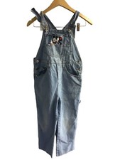 MICKEY'S STUFF- KIDS LIGHT WASH DENIUM OVERALL PANTS 100 COTTON SIZE 12