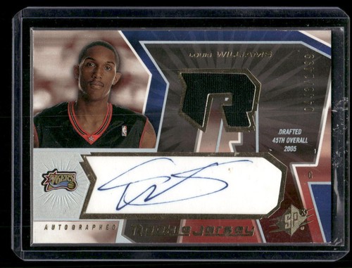 2005-06 SPx Louis Williams Rookie Jersey Auto /1499