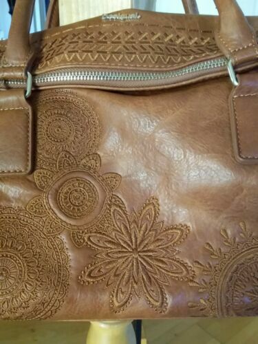 Sac Besace En Cuir 100% Véritable - Couleur Bleu Barbeau, Fait Main, Taille Moyenne, Neuf Sans étiquette