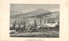 Press Engraving - Holyrood Palace and Arthur's Seat Drawing by Paul Langlois