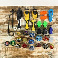 Beyblades Lot - Metal and Plastic - Spinners, Discs, Launchers, Parts, Pieces