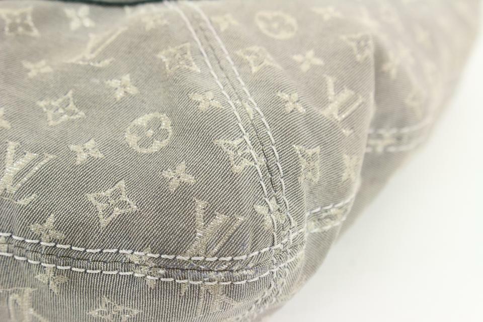 Louis Vuitton Grey Monogram Mini Lin Manon MM Hobo Idylle Artsy