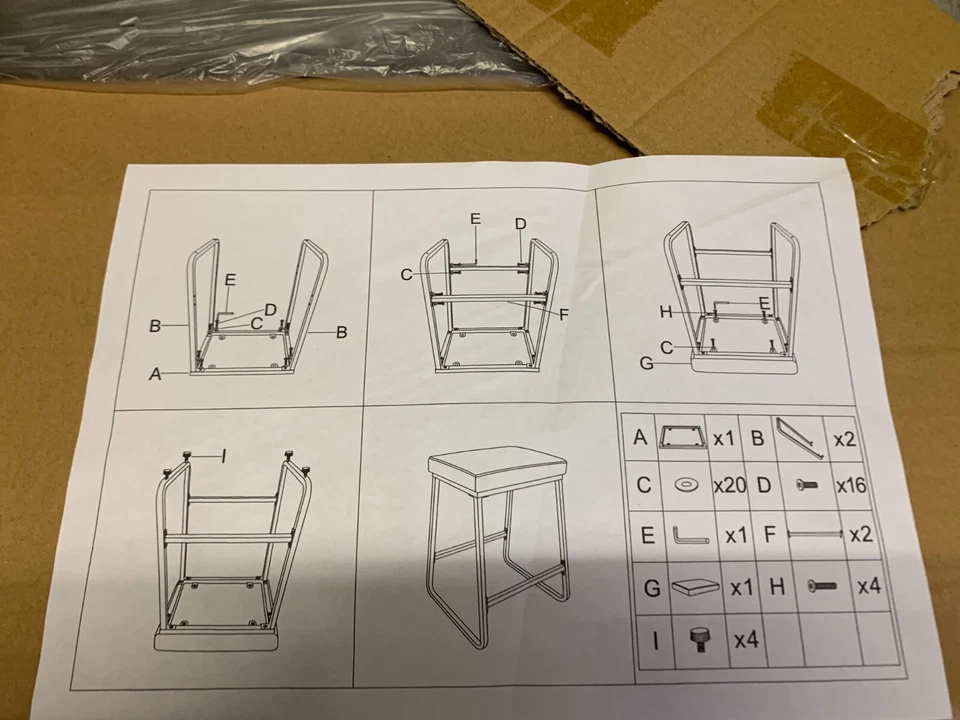 Porthos Home Samu Bar Stools Set of 2, Velvet Upholstery, Iron Legs - Grey - Image 3 of 4