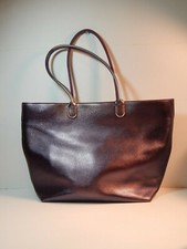 Bath  Body Works Blue Violet VIP Large Tote Bag Textured  Zippered Handles