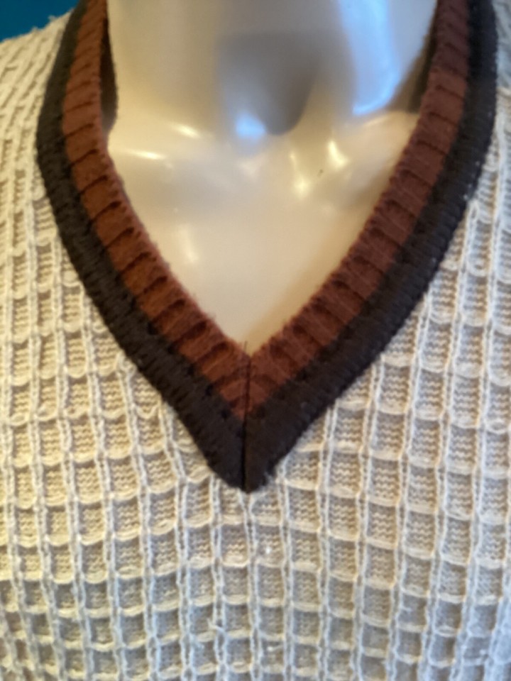 Vintage Original 1950s/60s Dead Stock Sleeveless ‘Kings Road’ Jumper 40