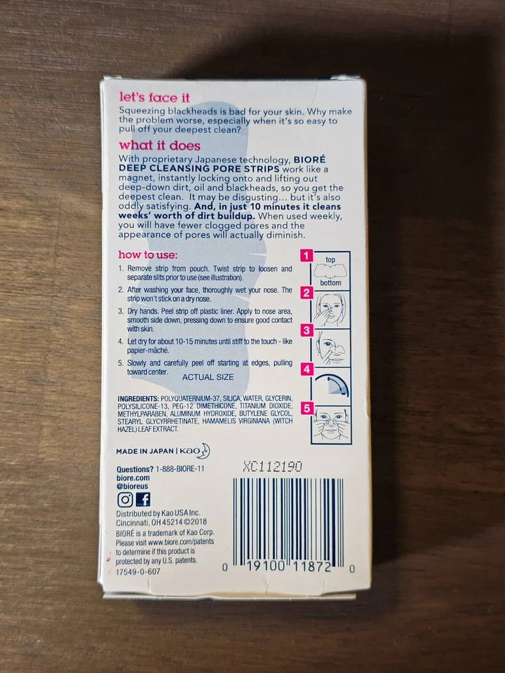 Biore Deep Cleansing Mystery Pore Strips, 8+2 Free Nose Strips - Image 2 of 2