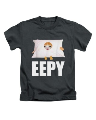 T-Shirt Eepy Cat Sleep Meme Erwachsene Lustig Katze Meme Oberteil Neu