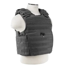 VISM Expert Heavy Duty Ballistic Plate Carrier 2XL-4XL Adjustable URBAN GRAY