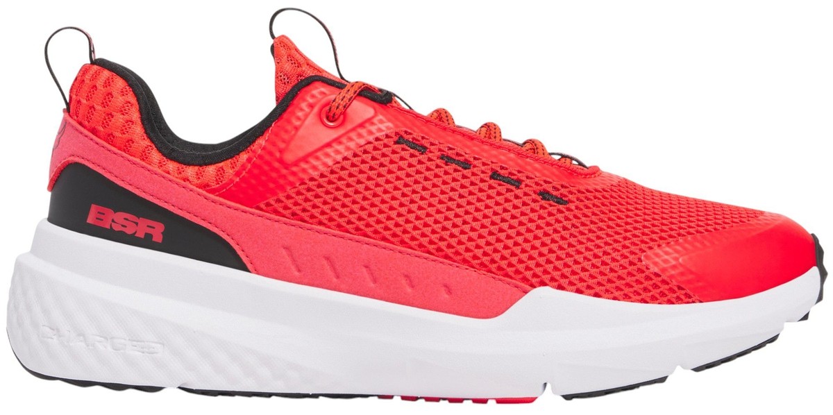 Under Armour Project Rock BSR 5 Training Shoes Mens Sz 9.5 Red White Gym Sneaker Size 9.5 - Under Armour Project Rock BSR 5 Racer Red for  main image 2