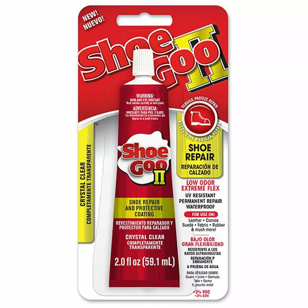 Shoe Goo II 2 Shoe Repair Glue Clear Advanced Low Odour Strong Adhesive  59.1ml