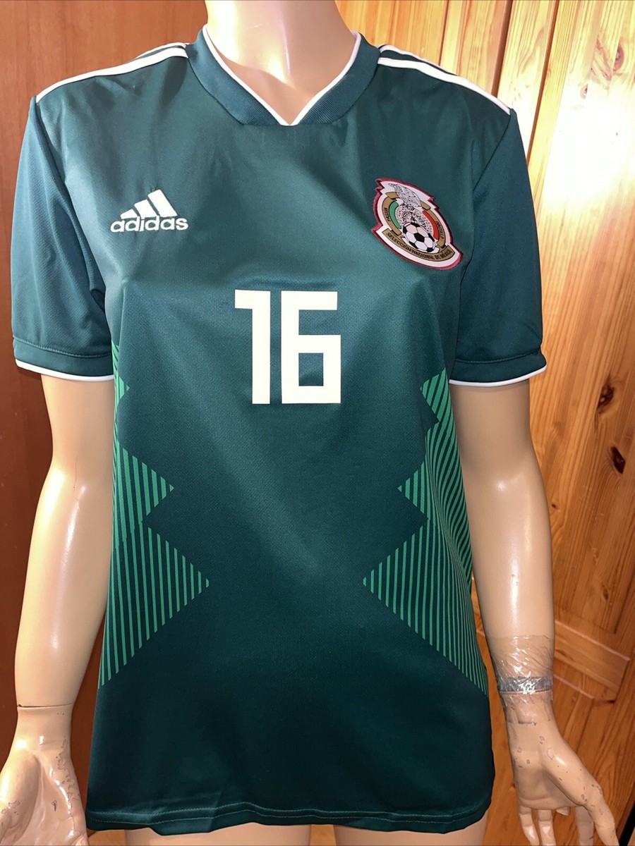 Mexico National Football Team 2017 Adidas Shirt Jersey #16 Herrera