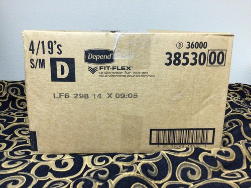 Case Of (4) Depends Maximum Absorbency Underwear for Women, Small ...