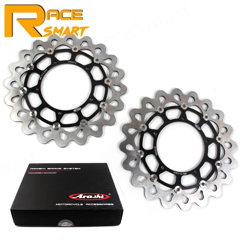 Discos de rotores de freno delanteros traseros para Yamaha FZ1 2006-2014 FZ1 Fazer ABS 2007-2012 Foto 2 de 4