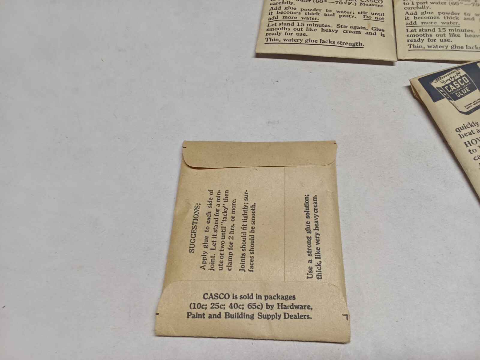Model Train Adhesive Model train Casco liquid glue 4 packs, mix with water, great strength #70