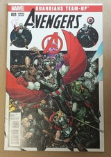 Marvel Collector Corps Avengers Guardians Team-Up #1 Variant Cover Comic Book JC