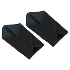 2Pc 13.8"x13.8" Camera Protective Wrap with Thick Protective Neoprene,Black Grey