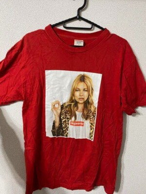 SUPREME KATE MOSS TEE T-Shirt 2012SS Photo Print Logo Red SUPREME KATE MOSS TEE T-Shirt 2012SS Photo Print Logo Red