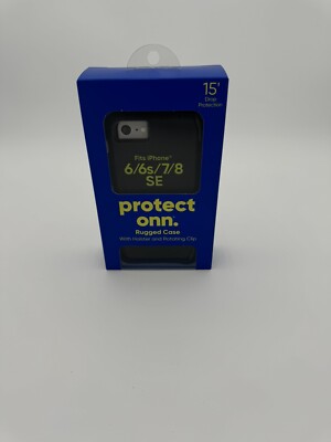 Protect Onn - Rugged Case With Holster And Rotating Clip / Iphone 6/6s/7/8/SE