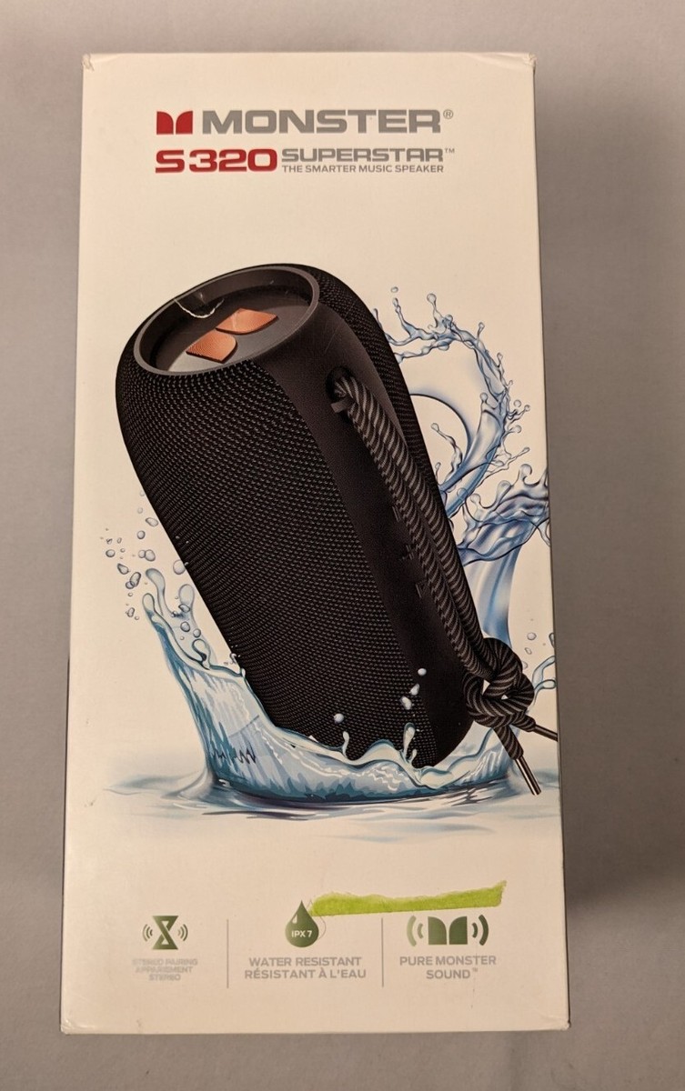 Monster S320 Portable Bluetooth Speaker (MS12109) | eBay