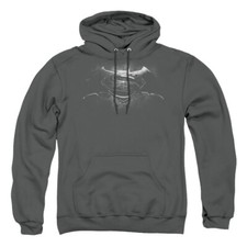 Batman v Superman "BW Logo" Pullover Hoodie, Sweatshirt or Long Sleeve T-Shirt