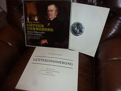 Wagner Gotterdammerung Brilioth Stewart Ludwig, Karajan, ExLibris BOX 6LP Austra
