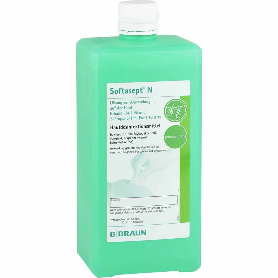 B. BRAUN MELSUNGEN AG SOFTASEPT N farblos Dosierfl. 1000 ml PZN08505047