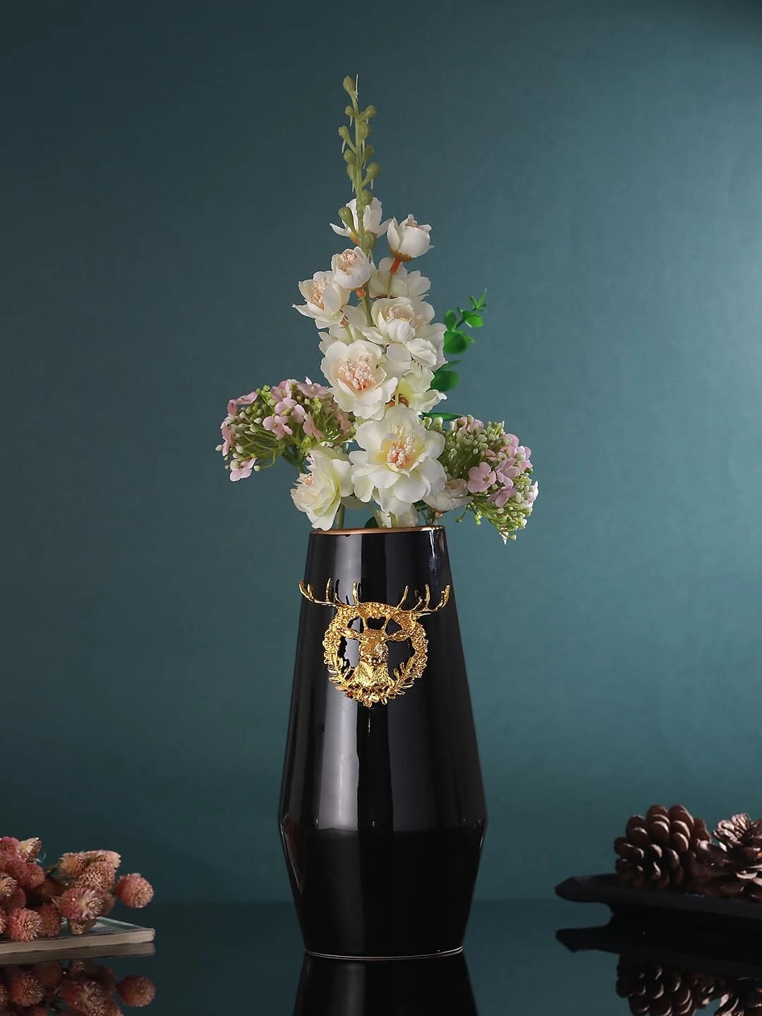 Decorative Ceramic Vase Pot for Home Decor Flowers Plants Living Room