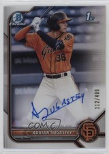 2022 Bowman Chrome Prospect Refractor 112/499 Adrian Sugastey #CPA-AS Auto 0zg4
