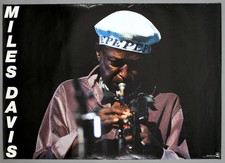 MILES DAVIS – rare original 1981 CBS/Sony promo poster *THE MAN WITH THE HORN*
