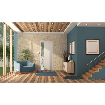 Pocket 32 In. X 80 In. Steel Single Pocket Door Frame System