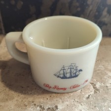 Vintage Old Spice Ship Recovery Salem 1794 Shaving Mug Cup USA Advertising