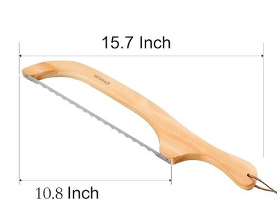 Bread Knife for Homemade Bread Sourdough bread knife 15.7'' Bread slicer for...