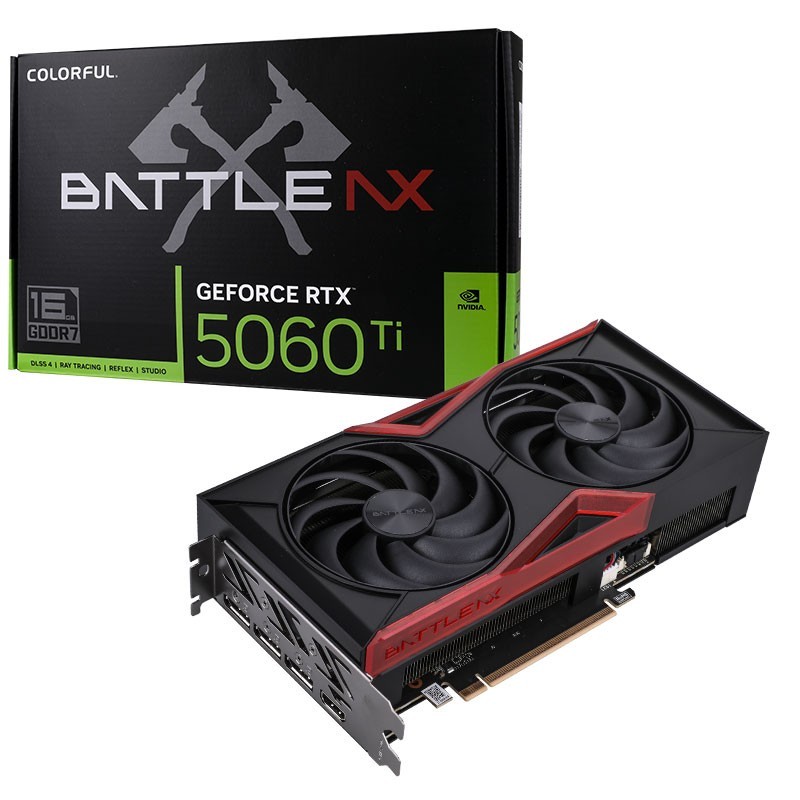 Colorful BattleAx GeForce RTX 5060 Ti DUO 16GB GDDR7 Graphics card