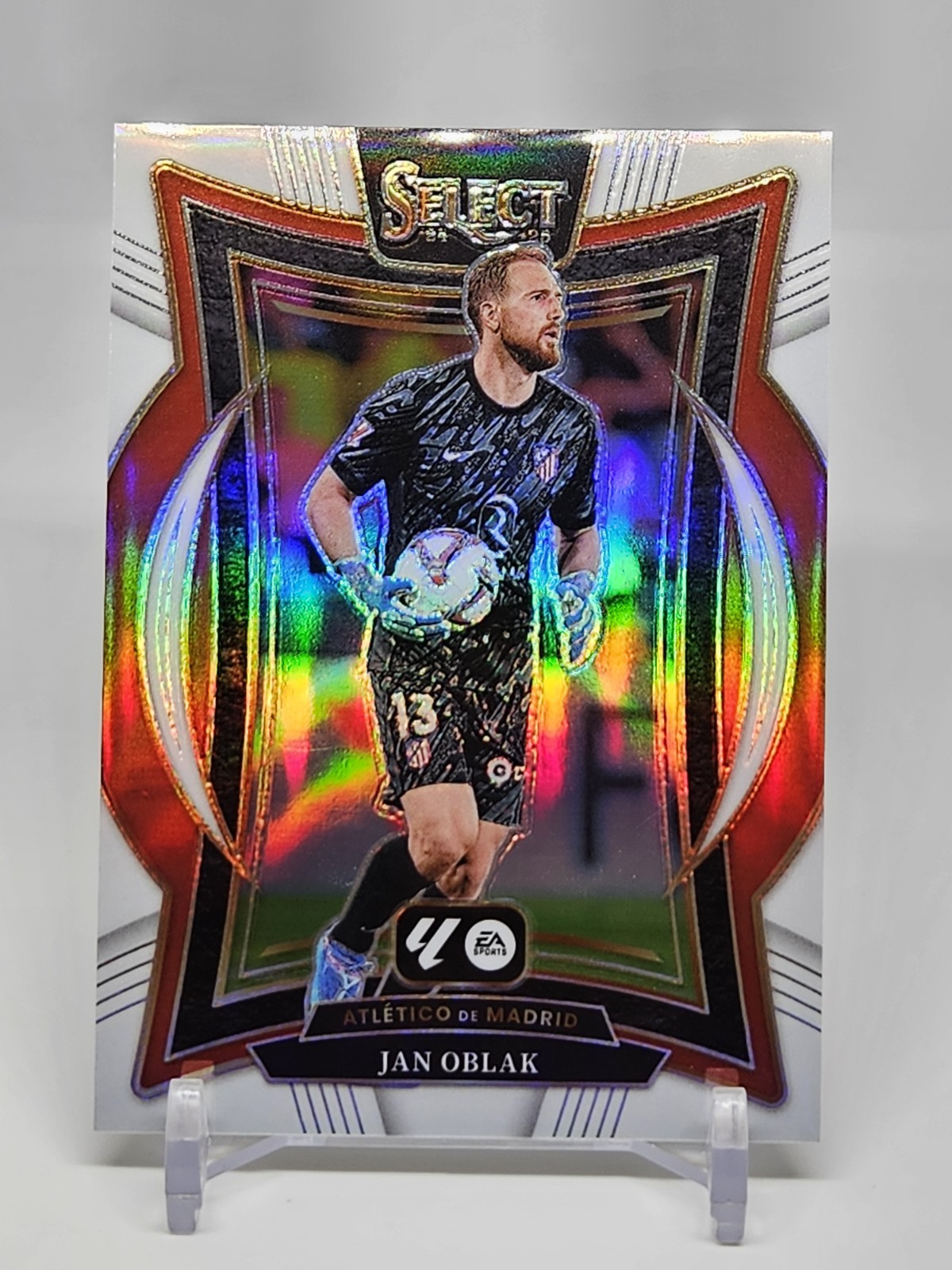 2024-25 Select La Liga Jan Oblak White Prizm #'d 07/20