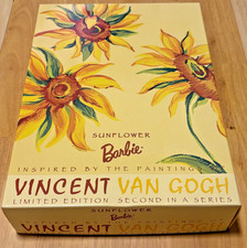 Sunflower Barbie Doll Inspired by Vincent Van Gogh Ltd Edition 1998 NIB 19366