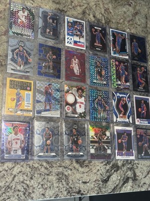  Huge 30 Card Lot of Ausar Thompson 27 RC 2 Inserts 1 Patch Detroit Pistons