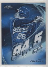 2019 Topps Fire Maximum Velocity Blue Chip Matt Chapman #MV-8 2id
