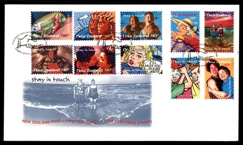 Mayfairstamps New Zealand FDC 1998 Stay in Touch Combo First Day Cover aaw_76515
